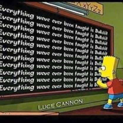 BART SIMPSON EVERTHING A LIE