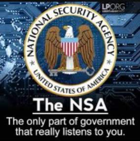 NSA LISTENS TO YOU